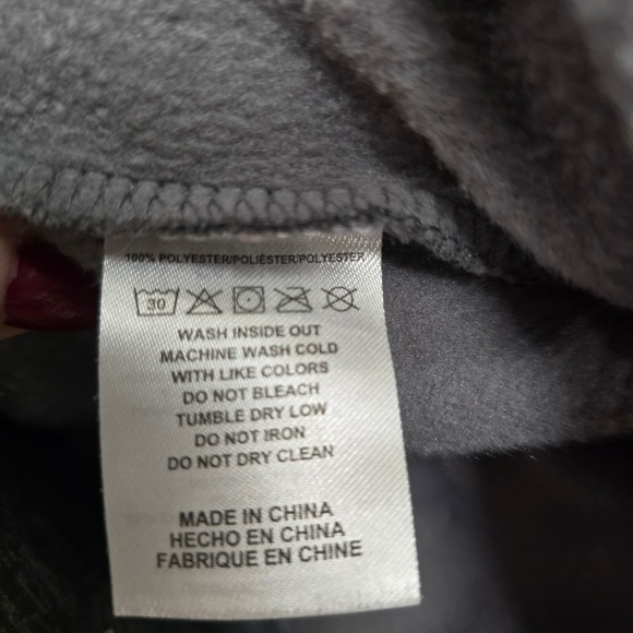 Houston Texans Football Hoodie Athletic Pullover Mens Sz L Charcoal Gray Pockets - Picture 6 of 7